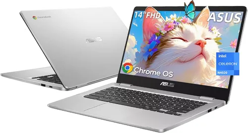 Miniatura 9 de ASUS Laptop Chromebook FHD de 14 pulgadas, procesador Intel Celeron N4500, 4 GB de RAM, 64 GB eMMC, diseño ligero de grado militar, pantalla Gris