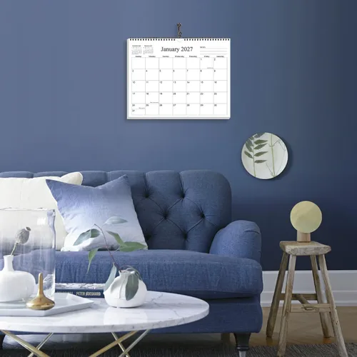 Miniatura 4 de Calendario pequeño de pared 2026 – Mini calendario 2026-2027 de enero de 2026 a junio de 2027, calendario pequeño de 18 meses con papel premium, 6 x