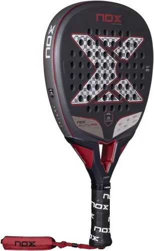 Miniatura 2 de Pala de pádel Future Attack 12K Alum NFA Edition Pala de Padel en forma de diamante Cara de carbono de alumbre de 12 quilates, núcleo EV50