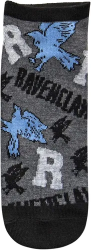 Miniatura 6 de Harry Potter Paquete de 5 calcetines de tobillo Foil Deathly Hallows Mischief Managed, Ravenclaw