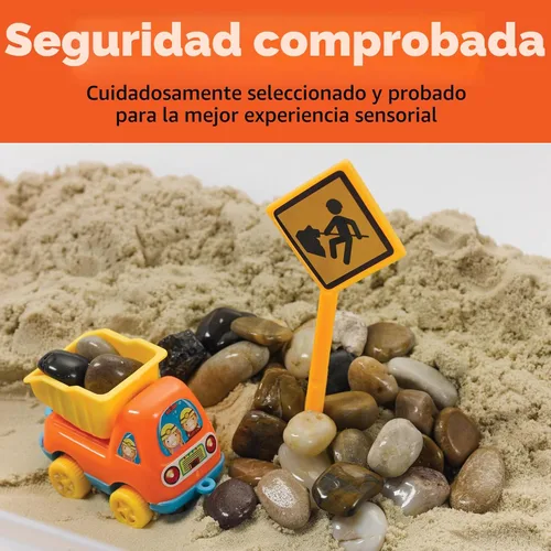 Miniatura 6 de Creativity for Kids Cubo Sensorial: Juego de Zona de Construcción - Actividades de Aprendizaje Preescolar, Juguetes de Excavadora para Niños de 3-5+