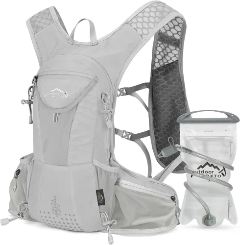 Miniatura 12 de IX INOXTO Hydration Pack Backpack, Lightweight Water Backpack with 2L Hydration Bladder Daypack for Men Women,Running Hydration Vest for Trail