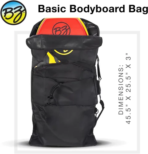 Miniatura 3 de Wham-O BZ Bodyboards - Bolsa básica para bodyboard - Nylon - Capacidad de 2 tablas (negro)