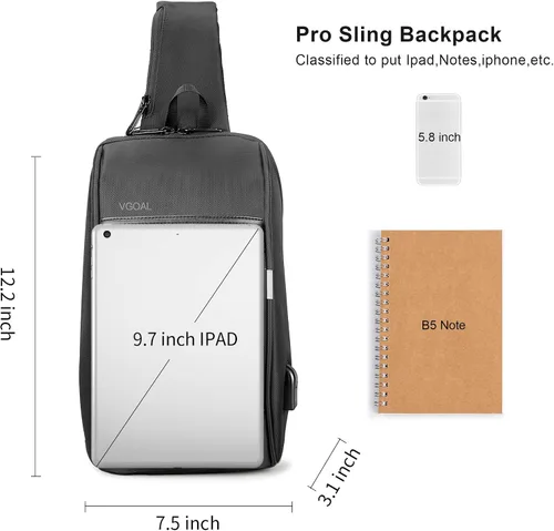 Miniatura 3 de VGOAL Mochila antirrobo para laptop