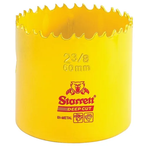 Miniatura 54 de Starrett DCH0136-G - Sierra perforadora bimetálica de corte profundo con dientes HSS resistentes a la abrasión - Ideal para cortar metal, acero
