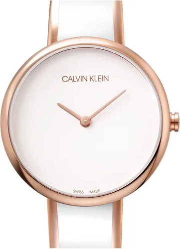 Miniatura 4 de Calvin Klein Reloj para mujer con correa de acero inoxidable K4E2N616 blanco talla única K4E2N616-AMZUK Blanco talla única K4E2N616-AMZUK