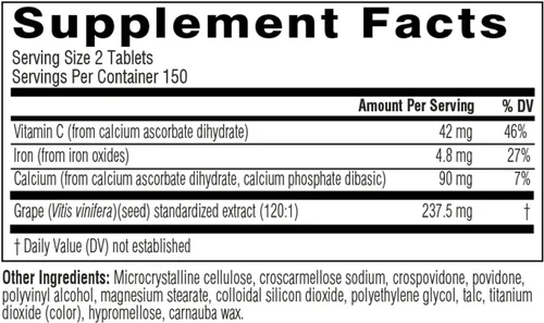 Miniatura 7 de Swisse Cápsulas de extracto de semilla de uva Suplemento antioxidante de extracto de semilla de uva con vitamina C para la piel y soporte