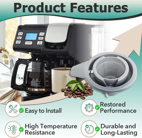 Miniatura 5 de 2 piezas de repuesto para soporte Hamilton Beach FlexBrew K-Cup, se adapta a FlexBrew Reemplaza el soporte K-Cup, plástico resistente, fácil
