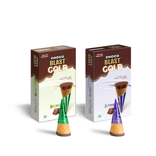 Miniatura 6 de Pure Temptation® Gold Chocoblast - Caja de regalo de chocolate – Snack con sabor a chocolate – Paquete de chocolate premium – Caja de regalo