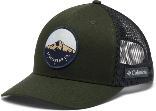 Miniatura 715 de Columbia - Gorra de malla con bandera con árboles unisex para adultos, corona alta
