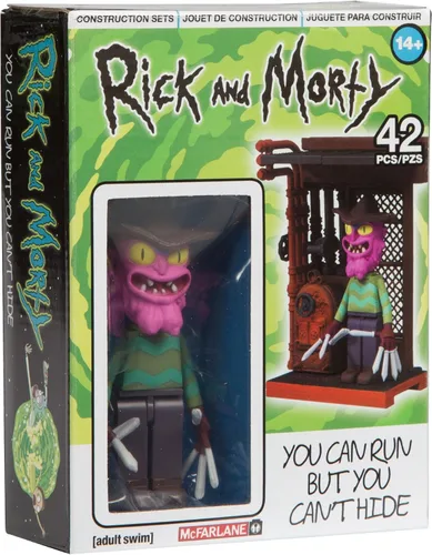 Miniatura 2 de Juguete para construir Rick and Morty "Puedes correr pero no puedes esconderte" de McFarlane