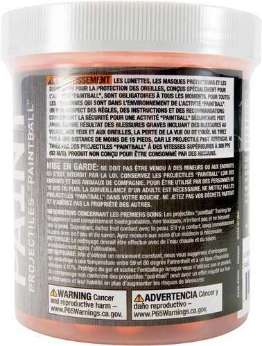 Miniatura 8 de Umarex T4E - Bolas de pintura prémium para pistolas de paintball, naranja, calibre 43, 430