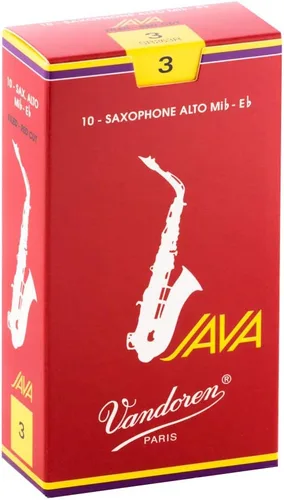 Miniatura 2 de Vandoren SR263R Saxo Alto Java Red Cañas Strength 3 con Vandoren SR213 Saxo Alto Cañas Tradicionales Strength 3