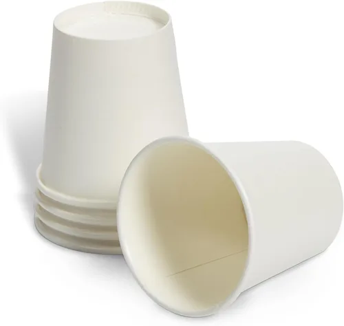Miniatura 7 de Perk Vasos calientes de papel de 3 onzas, 1,000 tazas de café desechables a granel para expreso, muestras y bebidas calientes, color blanco