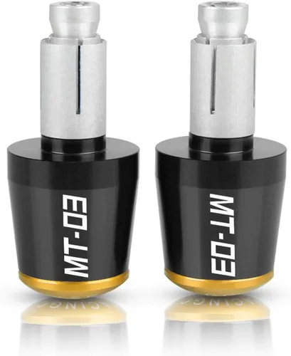 Miniatura 8 de Para Yamaha MT-03 MT03 MT 03 2014 2015 2016 2017 2018 2019 2020 motocicleta 0.866 in manillar Grips manillar extremos tapas tapón deslizante