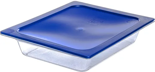 Miniatura 6 de Carlisle FoodService Products StorPlus Tapa inteligente, cubierta para bandejas de comida de tamaño medio, 12.75 x 10.375 pulgadas, 1 unidad, azul