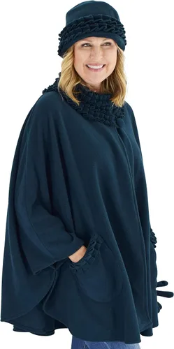 Miniatura 3 de Le Moda - Abrigo polar con forro polar con guantes y sombrero a juego Colección de invierno Talla única