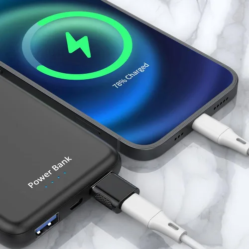 Miniatura 6 de Adaptador USB-C hembra a USB-A macho (paquete de 2), carga rápida de 18 W, transferencia de datos de 480 Mbps, soporte de audio y CarPlay