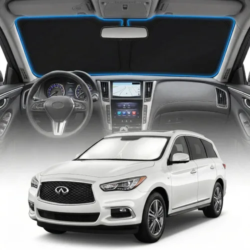 Miniatura 118 de Cubierta para parabrisas para BMW X1 E84 – Ajuste personalizado X1 E84 Accesorios 2016-2024 2025 Parasol plegable protección UV y escudo térmico
