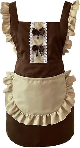 Miniatura 7 de Pañuelo con estampado floral, encantador, vintage, divertido, delantales para mujeres, niñas, pastel, jardín, pintura, delantales, diadema Delantal 7
