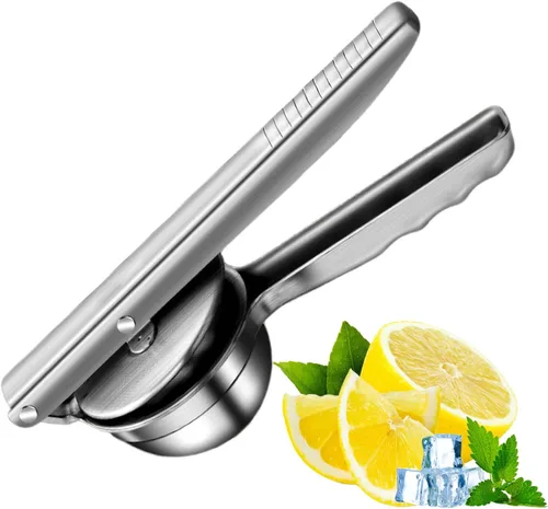Miniatura 10 de Exprimidor de cal resistente, exprimidor de limón de acero inoxidable, exprimidor de limón de mano, manual de exprimidor, prensa de limones