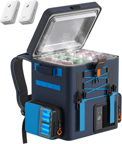 Miniatura 13 de LiTHELi 12V Refrigerador de Coche y Enfriador Eléctrico, 21QT/20L Refrigerador de Coche Portátil (-4-68℉), Enfriador de Compresor Alimentado por