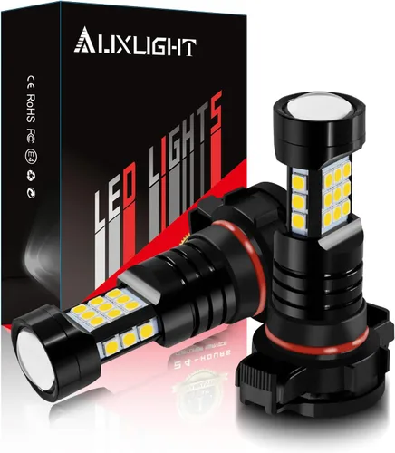 Miniatura 11 de AUXLIGHT H1 Bombillas LED antiniebla DRL, 3000 lúmenes, bombillas de repuesto extremadamente brillantes para automóviles, camiones, amarillo dorado