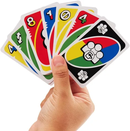 Miniatura 5 de Juego de cartas UNO Flex, juegos divertidos para adultos y noches de juegos de fiesta, de 2 a 6 jugadores