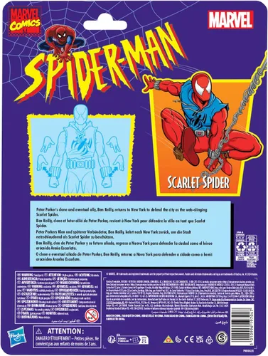 Miniatura 9 de Marvel Legends Series Scarlet Spider, Spider-Man Comics Figura de acción coleccionable de 6 pulgadas