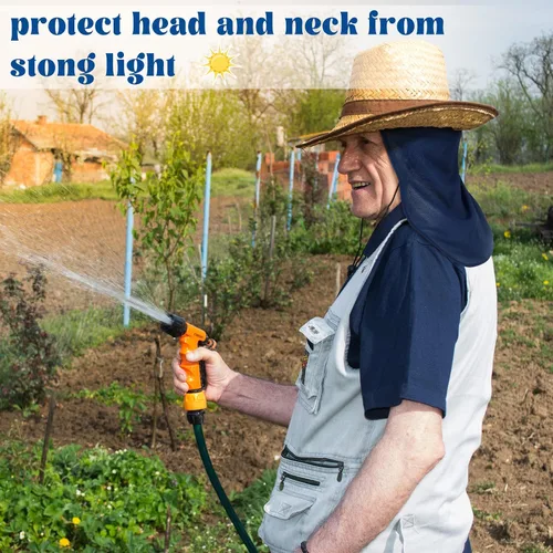 Miniatura 3 de 24 piezas de protección solar para el cuello, cortinas para el cuello, protector de cuello para la cara del sol, cubierta para el cuello