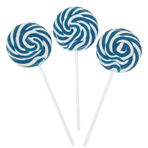Miniatura 7 de Piruletas Red Swirl – 24 chupones de dulces envueltos individualmente a granel – Grandes 0.63 oz (paletas de 2 pulgadas) – Ideal para bufé de dulces