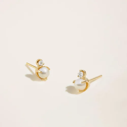 Miniatura 3 de Caratant Joyas de perlas cultivadas de oro macizo de 14 k