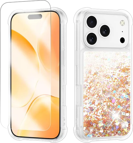 Miniatura 50 de Funda con purpurina para Samsung Z Flip 3, a prueba de golpes, funda de TPU transparente con purpurina líquida para Samsung Z Flip 3 para mujer