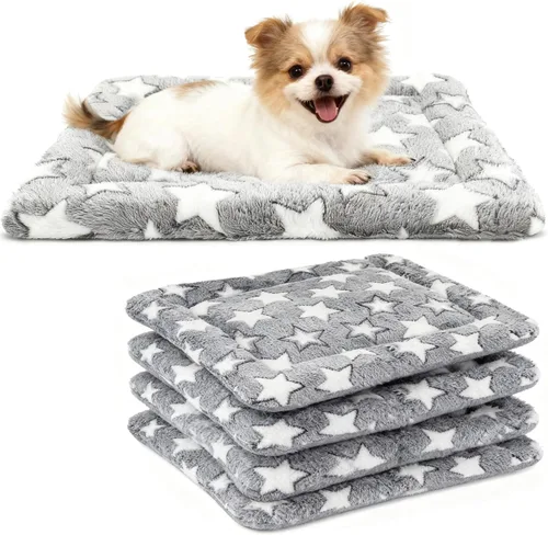 Miniatura 40 de Tapete de Cama para Perro - Tapetes de Cama Reversibles para Jaula de Perro, Suave y Transpirable, Almohadilla para Perrera, Cama de Jaula Duradera