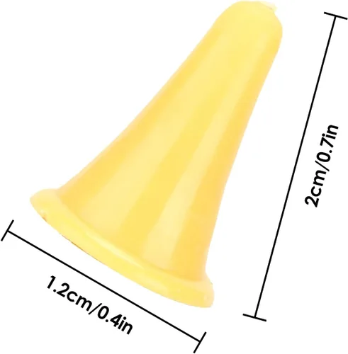 Miniatura 2 de 100 protectores de puntos de agujas de tejer, tapones de punta de aguja de silicona para principiantes, tejer, manualidades, bricolaje