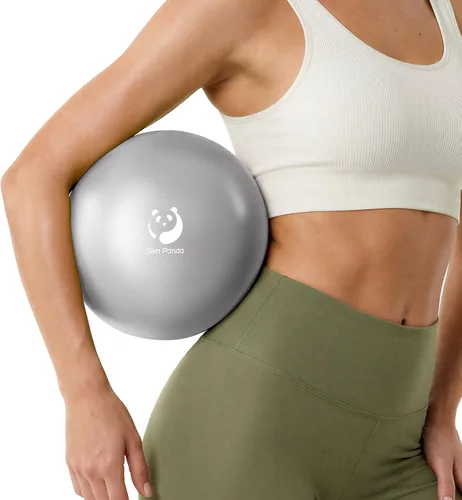 Miniatura 24 de Slim Panda Pelota de Pilates, Pelota de Ejercicio Pequeña de 9 Pulgadas, Mini Pelota de Yoga Antiestallido para Estabilidad, Entrenamiento, Barre