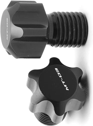 Tapones de agujeros para Yamaha MT 03 MT-03 MT03 2004-2015 2016 2017 2018 2019 2020 2021 2022 2023 Espejos Tapones Tornillos Tornillos Rosca Negro
