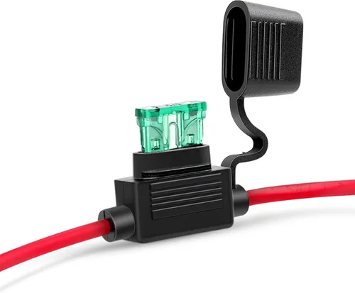 Miniatura 8 de Nilight 10 Pack NI-FH01 Portafusibles en línea 14AWG Arnés de cableado ATC/ATO Fusible automotriz de 30AMP de cuchilla -10, 2 años de garantía