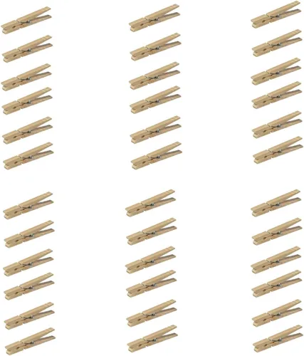 Miniatura 3 de HOMZ 1220216 Alfiler, Madera Natural