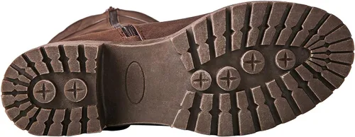 Miniatura 6 de GLOBALWIN Botas de tacón bajo grueso para mujer, botas altas hasta la rodilla para mujer