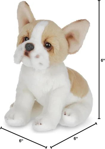 Miniatura 7 de Peluche Bearington Lil' Frenchie el Bulldog Francés, oso de peluche bulldog de 6 pulgadas Lil' Frenchie de 6 pulgadas