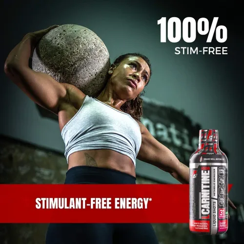 Miniatura 6 de PROSUPPS L-Carnitine 1500 inyecciones líquidas sin estimulantes para hombres y mujeres, bebida de entrenamiento energizante metabólico
