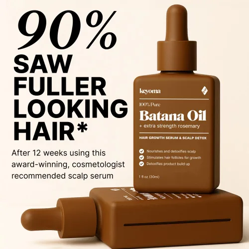 Miniatura 3 de Keyoma Aceite de batana para el crecimiento del cabello con romero: nutre y desintoxica el cuero cabelludo para un cabello más grueso, más fuerte