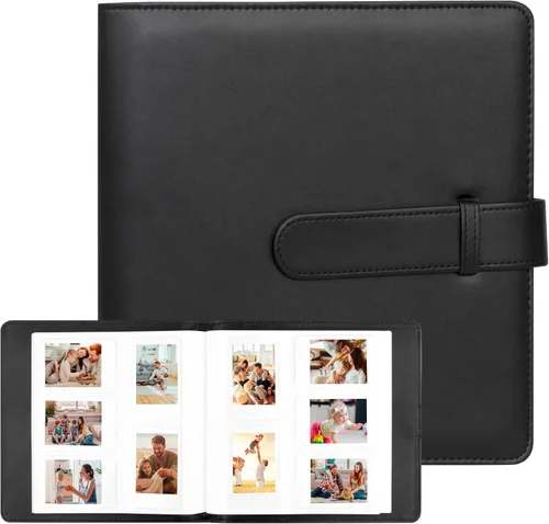 Miniatura 20 de Álbum de fotos de 640 bolsillos para cámara Fujifilm Instax Mini, álbum de fotos de 2 x 3 pulgadas para fotos Polaroid de 2 x 3 pulgadas, libro