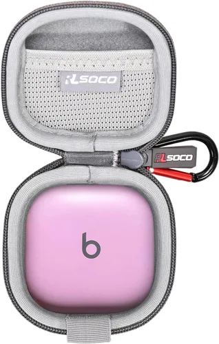 Miniatura 8 de RLSOCO Funda de transporte para auriculares inalámbricos con cancelación de ruido Beats Fit Pro/Fit Pro x Kim Kardashian True - Gris (solo funda)