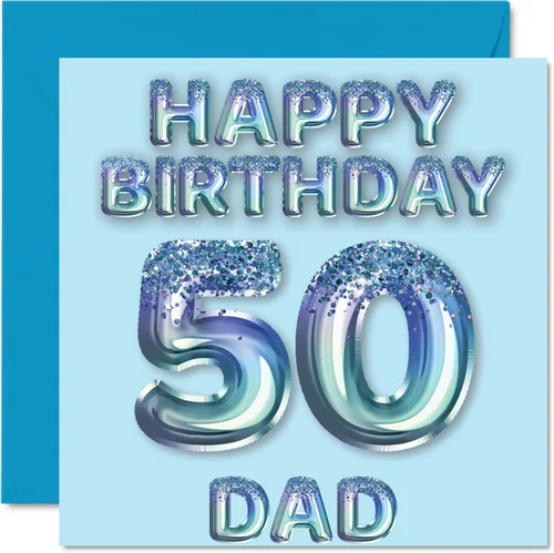 Miniatura 233 de Stuff4 Tarjeta de primer cumpleaños para niños, globo de fiesta con purpurina azul, tarjetas de feliz cumpleaños para niño de 1 año, nieto, hijo, 57