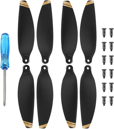 Miniatura 12 de 1/2/4 pares de hélices de bajo ruido para DJI Mavic Mini 2/Mini SE Drone Hélices ligeras portátiles de peso ligero accesorio para alas de drone