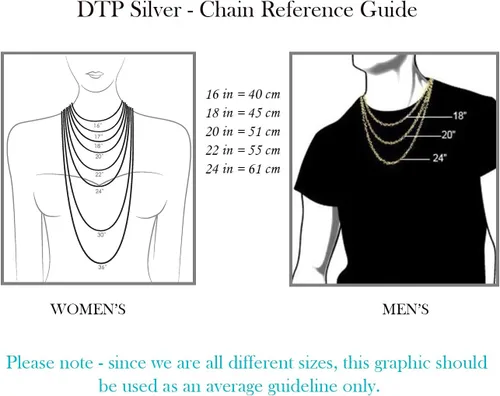 Miniatura 3 de Collar de cadena de plata de ley 925 - Collar de cadena de bolas - Cadena de plata - Cadena de plata para mujer - Cadenas de plata para hombre