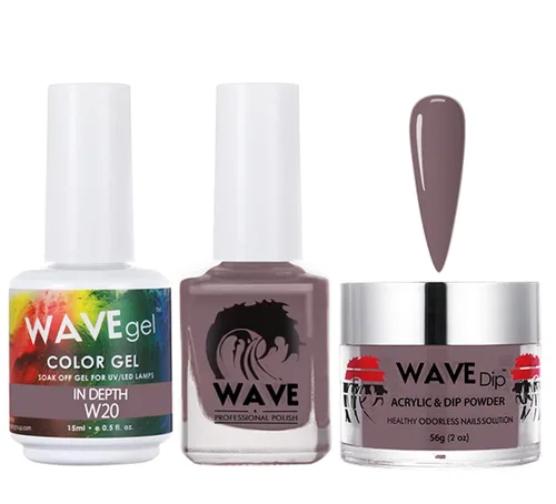 Miniatura 15 de WAVEGEL - Juego de gel de remojo, laca de uñas y polvo acrílico a juego - Colección Simplicity - #P109 Blizzard