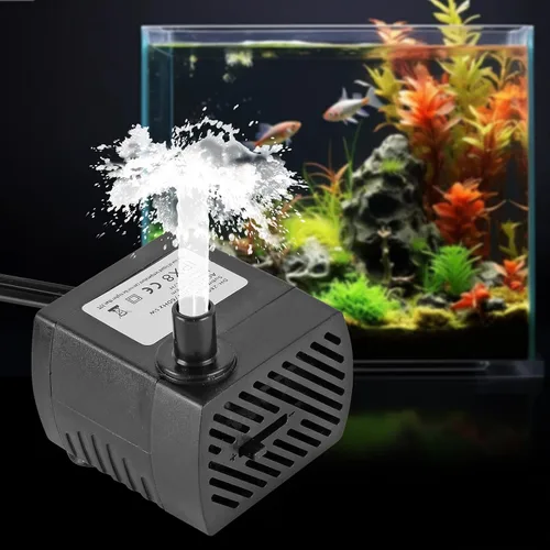 Miniatura 7 de 2 mini bombas sumergibles de 95 GPH 5 W 350L/H, pequeña bomba de fuente para estanque, acuarios, pecera, fuente de mesa, fuente para mascotas